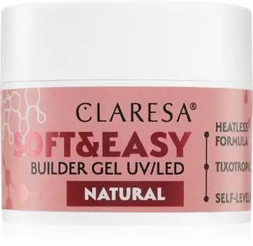 Claresa Soft&Easy Builder Gel Nail Polish Base TU прозрачный