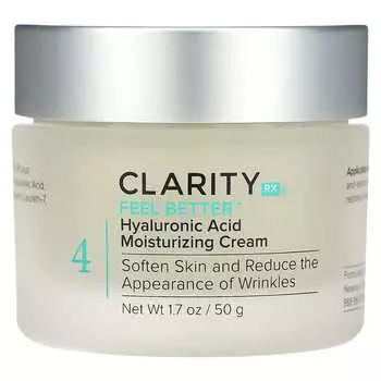 ClarityRx, Fill Better, увлажняющий крем с гиалуроновой кислотой, 50 г (1,7 унции)