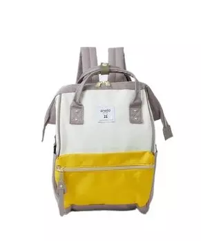 Clasp Backpack Storage CROSS BOTTLE ATB0197Z Ivory x Mustard [Anello] (S)/A4 Clasp/Water Repellent/Multi-storage/PC