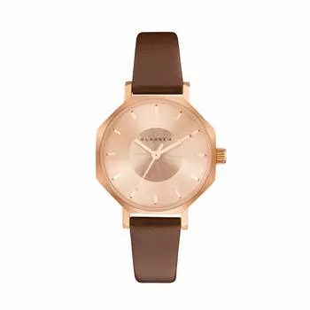 [Class Fourteen] Часы VOLARE OKTO ROSE GOLD 28 мм OK17RG001S женские обычные импортные коричневые