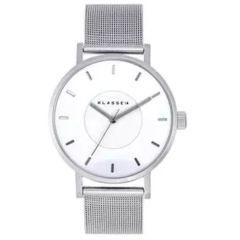 [Class Fourteen] Часы Volare Silver White Mesh 42mm WVO19SR005M Мужские Обычные Импортные Серебряные