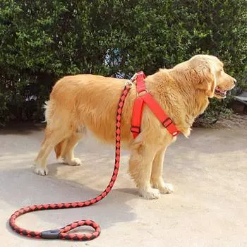Classic 1.5M Strong Dog Leash Pet Leashes Reflective Pet Leash For Big Small Medium Large Dog Leash Drag Pull Tow Golden Retriever