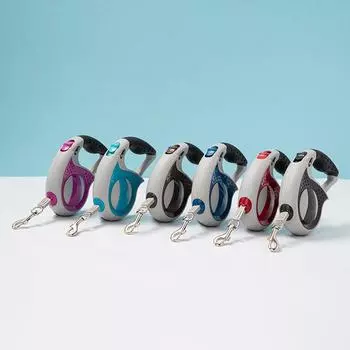 Classic Automatic Retractable Pet Leash 3m/5m Nylon Dog Leash Explosion-proof Dog Leash Upgrade One-button Brake for Dog Travel Training 3M