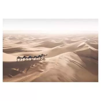 Classic Beige Nordic Desert Hot Air Balloon Cityscape Poster Canvas Paintings Wall Art Pictures Home Decor 21cm30cm NoFrame