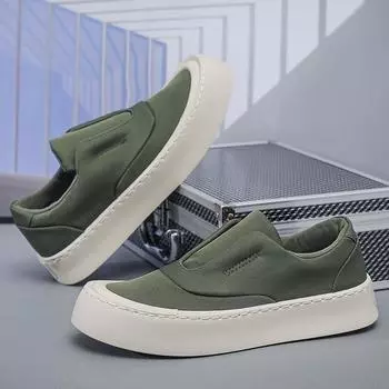 Classic Canvas Shoes Men New Men s Sneakers Punk Vulcanized Shoes For Men Casual Walking Sneakers Man 39 бежевый