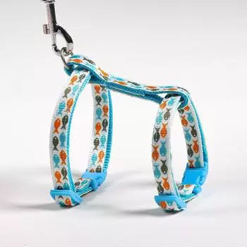 Классическая шлейка и поводок для кошек, регулируемый комплект шлейки и поводка для домашних животных, специальный поводок с защитой от выскальзывания для кошек и щенков, аксессуары для кошек