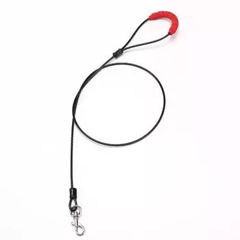 Classic Chew Proof Dog Leash,Metal Cable Lead. Heavy Duty Durable Leashes Made of Coated Wire Rope for Large Dogs and Teething Puppies