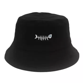 Classic Fishbone Neutral Embroidered Sun Protection Hat For Outdoor Fashion