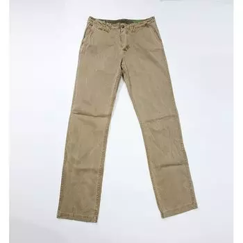 Classic Foreign Trade Combed Cotton Straight Retro Trousers Tooling Khaki 36