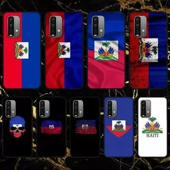 Classic Haiti flag Phone Case For Xiaomi9 10 11PRO LITE Redmi NOTE7 8 9 10A PRO K40 Poco3 Shell Redmi7a