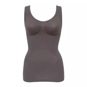 Classic Innerwear that makes you look slimmer Power Shape Tank Top Wood Warm Gray [Lucian] Women s