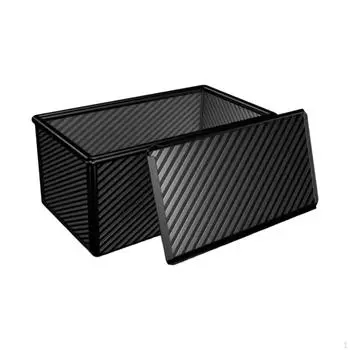 Классическая форма для выпечки свежеиспеченного хлеба Black without Lid