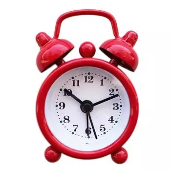 Classic Mini Alarm Clock Simple Small Table Clock Creative Bedside Alarm Clock Holiday Gift