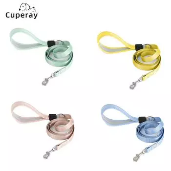 Classic Pet Leash Multifunctional Dog Leash with Comfortable Mesh Handle and D-ring To Hang Small Items for Cats and Dogs Pet Supplies