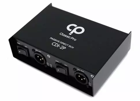 CLASSIC PRO Классический профессиональный директ-бокс CDI-2P стерео директ-бокс