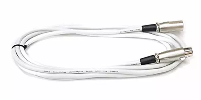 CLASSIC PRO XLR XLR MIX010 Белый микрофонный кабель 1 м XLR Cannon (Классический Про) (мужчина) - (женский)