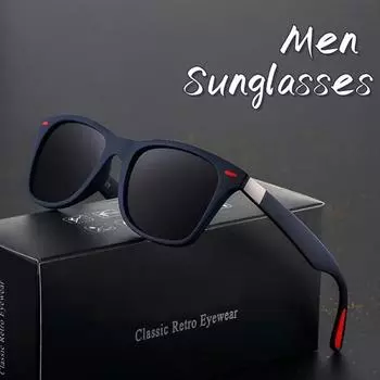 Классические спортивные ретро солнцезащитные очки мужские модные солнцезащитные очки для отдыха на природе для рыбалки солнцезащитные очки с защитой от ультрафиолета UV400 очки для вождения