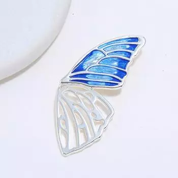 Classical enamel painted butterfly wing brooch women s simple fashion temperament pin jacket cardigan corsage accessories