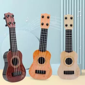 Classical Ukulele Children Guitar Toy Guitar Musical Instruments Kids Early Education 4 Strings Small Guitar Gift