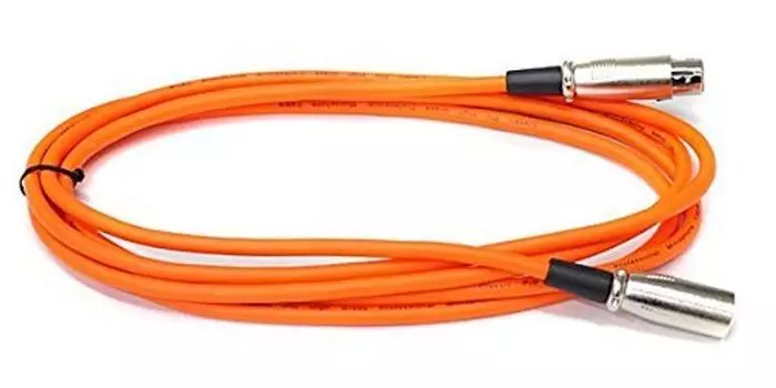 ClassicPro Microphone Cable 1.5m (XLR Male to XLR Female) Orange [PAPILIO inspection/dedicated packaging product]