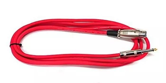 ClassicPro Microphone Cable 5m XLR (female)-Phone RED [PAPILIO inspection/dedicated packaging product]