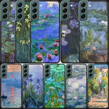 Claude Monet Garden Lotus Bridge телефон для Samsung Galaxy A51 A71 5G A10S A20E A20S A30 A40 A50 A70 A50S A70S A21S A31 A41 A01 A Samsung A10
