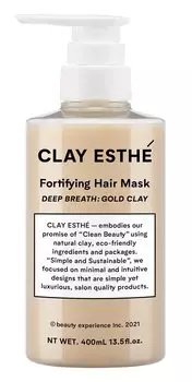 Clay Esthe Укрепляющая маска для волос Gold Clay 400 г BX