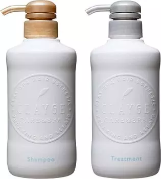 CLAYGE Шампунь 500 мл Лечение 500 мл Набор Head Spa Smooth and Smooth 2 шт Ассорти (S) & Горячий/Холодный