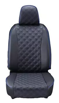 Clazzio Dualis Seat Cover Clazzio Quilted Black x Blue Stitch EN-5275 [15ENB5275E]