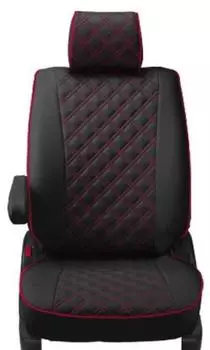 Clazzio Seat Cover Clazzio Quilted Black x Red Stitch N-ONE EH-0333 [15EHA0333D]