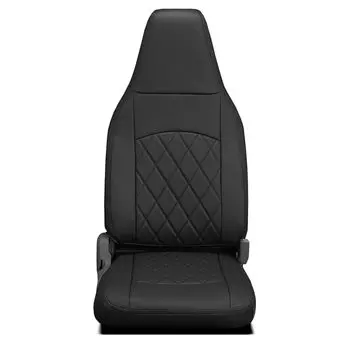 Clazzio Seat Full Strong Black x Black Covers, Set, N-VAN JJ1/JJ2 H30(2018)/7~, Quilt, Stitch, EH-2050-02 [45EHK2050X02KK]