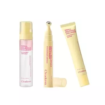 Cleaderm мелкомолекулярный коллагеновый спрей, ампула, крем 3 вида розовый