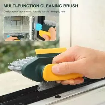 Clean Bathroom Supplies Floor Cleaning Brush Useful Things for Kitchen Gadgets Dish Soap Glass Tile Window Tools. Window Groove L