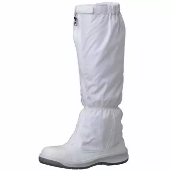 Clean Boots JIS Standard Boot Type Electrostatic Wide Toecap GCR1200 Full CAP Hood cm [Midori Anzen] 25.0 белый