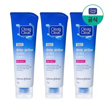 Clean&Clear Пенка для глубокого очищения, 120 г, 3 шт.