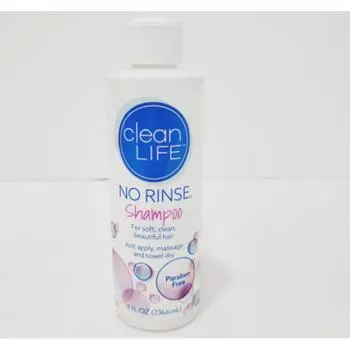 Clean Life No-Rinse Shampoo Waterless Shampoo Patient Shower 1+1+1, 236.6ml, 9 pcs.