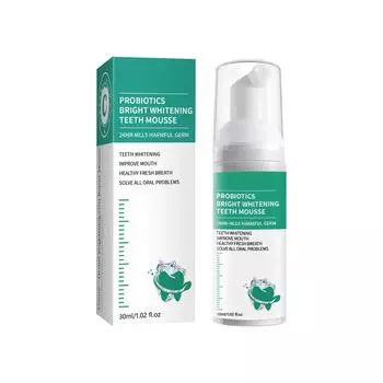 Clean White Teeth Fresh Breath Foam Очиститель зубов Зубная паста 60 мл One Size