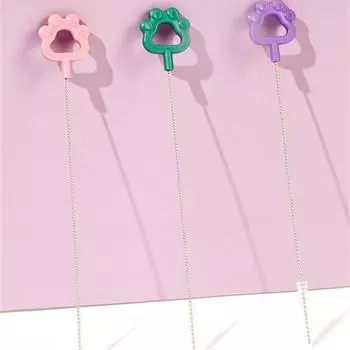 Cleaning Brush Suction Pipe Brush Deep Into The Seam Bold Long Baby Bottle Brush Suction Tube Brush Anti-scratch фиолетовый