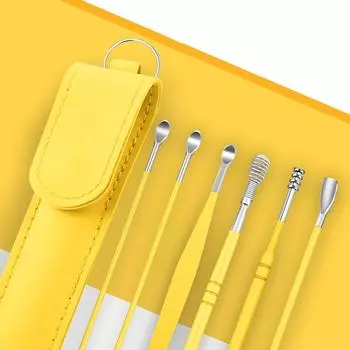 Cleaning Tool Ear Pick Spoon Curette Ear Cleaner Kit Earwax Remover Ear Wax Pickers Earpick Sticks