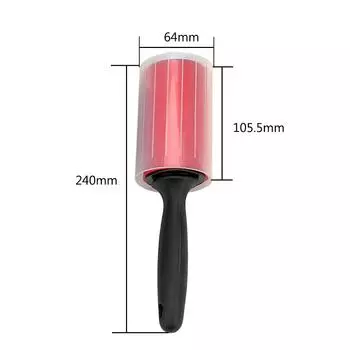 Cleaning Tools Cat Dog Clothes Tousle Remover Bed Hair Cleaning Brush Reusable Washable Lint Roller красный