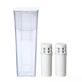 Cleansui water pot 2 cartridges in total Filtered water Total Compact model purifier, type, [CP012W-WT] capacity 0.9L capacity 1.35L