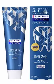 Clear Clean Premium Cavity Prevention 160 г 1450 ppm высокой концентрации [Большая емкость] «Содержит фторид» [Квази-лекарство]