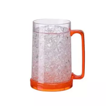 Clear Cooling Wine Cup Double Wall Beer Cup Drinking Glasses Freezer Ice Beer Mug Home