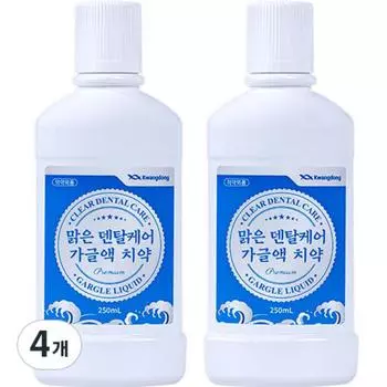 Зубная паста для полоскания рта Clear Dental Care, 250 мл, 4 шт.
