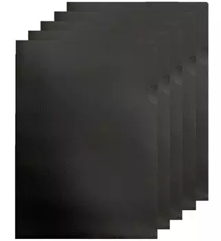 Clear holder A4 black matte thick opening thick For submitting documents to document folder of matte (clear file) (non-glossy/completely opaque) 0.3mm