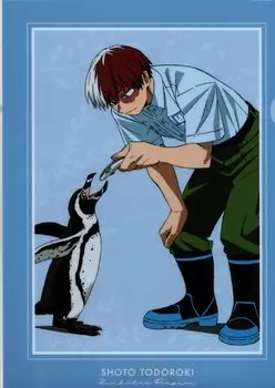 Clear My Hero Academia Tobu Zoo Collaboration Original Illustration Zookeeper Shoto Todoroki File Ver.