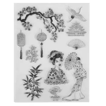 Прозрачные штампы. Повторно наклеивайте прозрачные штампы. Изготовление карточек с отпечатками. Штампы для поздравительных открыток на конверты.