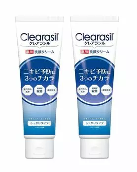 Clearasil Acne Countermeasure Лечебная очищающая пенка для лица 3 Powers Firm Type 120 г x 2 набора [квази-лекарство]