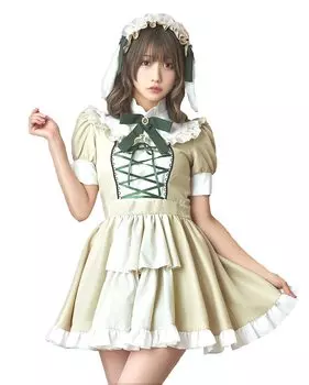 Clearstone British Bunny Косплей Хэллоуин Кукла Оливково-зеленая Женская