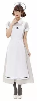 Clearstone Classic Long Косплей Хэллоуин Классика Длинные Медсестра M Серый Женский